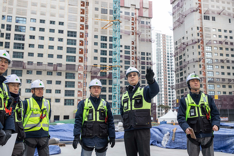 동절기 CEO 현장 안전점검 릴레이 캠페인 